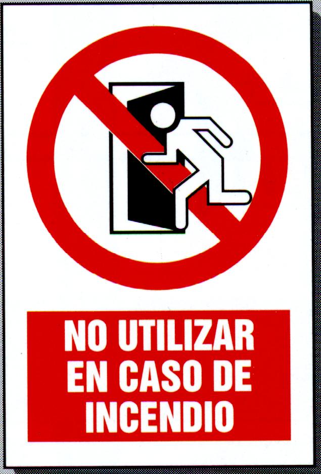 1 No utilizar en caso de incendio  IMAGENES FOTOS DIBUJOS